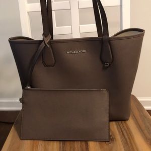 Michael Kors Reversible Leather Tote